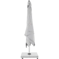 Doppler Ampelschirm Expert 300 Cm X 300 Cm Hellgrau Mit Kurbelmechanik -Gartengeschäft 821977 1948 06