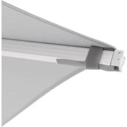 Doppler Ampelschirm Expert 300 Cm X 300 Cm Hellgrau Mit Kurbelmechanik -Gartengeschäft 821977 1948 08