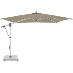 Doppler Ampelschirm Expert 300 Cm X 300 Cm Sand Mit Kurbelmechanik