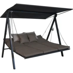 Angerer Hollywoodschaukel 3-Sitzer Lounge Smart Olive -Gartengeschäft 822097 3035 3
