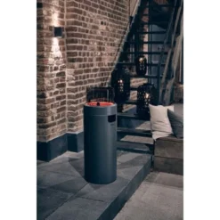 Enders® Feuerstelle Nova LED L Grey-Black -Gartengeschäft 831234 3795 5605 8