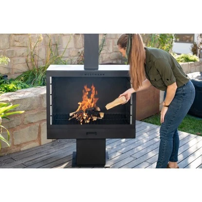 Westmann Grill Und Kaminofen Schwarz 9 Westmann Grill Und Kaminofen Schwarz – Bild 9