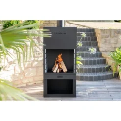 Westmann Grill Und Gartenkamin Schwarz -Gartengeschäft 8346488 1741 WMLG610B 03