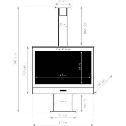 Westmann Grill Und Kaminofen Rost 2 Westmann Grill Und Kaminofen Rost – Bild 2