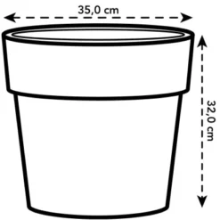 Elho Blumentopf B.for Original Mit Rollen Ø 35 Cm Weiß 10 Elho Blumentopf B.for Original Mit Rollen Ø 35 Cm Weiß -Gartengeschäft 8711904331535 4667 04