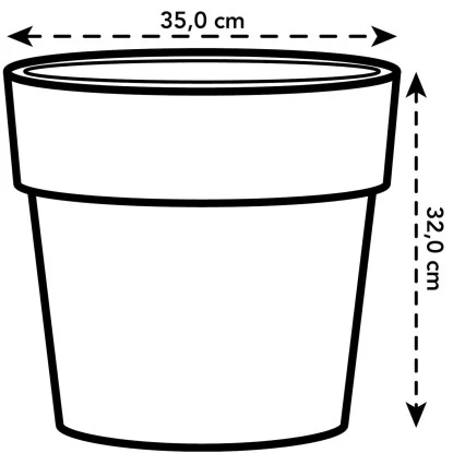 Elho Blumentopf B.for Original Mit Rollen Ø 35 Cm Weiß 4 Elho Blumentopf B.for Original Mit Rollen Ø 35 Cm Weiß – Bild 4