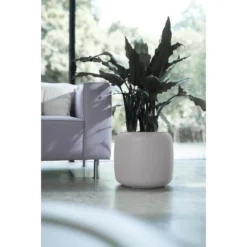 Elho Übertopf Pure Beads Small Ø 39,2 Cm Kieselrosa -Gartengeschäft 8711904350161 4667 09