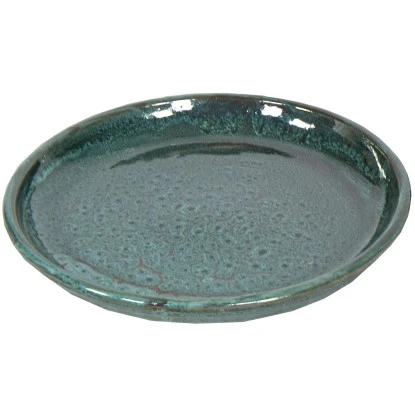 M Collections Untertopf Saucer Glazed 29 Cm X 29 Cm Moss Grün 1 M Collections Untertopf Saucer Glazed 29 Cm X 29 Cm Moss Grün