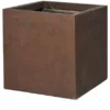 M Collections Pflanztopf Texas Cubi 55 Cm X 55 Cm Rost