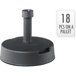 Schirmständer Rund Schwarz 25 Kg