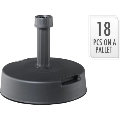 Schirmständer Rund Schwarz 25 Kg 1 Schirmständer Rund Schwarz 25 Kg