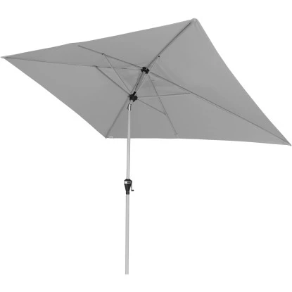 Doppler Marktschirm 260 Cm X 294 Cm Hellgrau Mit Kurbelmechanik 2 Doppler Marktschirm 260 Cm X 294 Cm Hellgrau Mit Kurbelmechanik – Bild 2