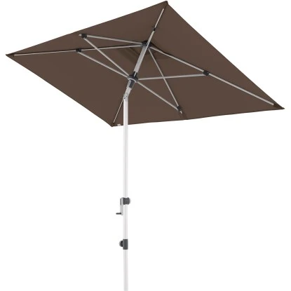 Doppler Marktschirm 140 Cm X 220 Cm Greige Mit Kurbelmechanik 2 Doppler Marktschirm 140 Cm X 220 Cm Greige Mit Kurbelmechanik – Bild 2