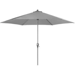 Doppler Ampelschirm 210 Cm X 310 Cm Hellgrau Mit Kurbelmechanik