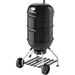 Rösle Holzkohlegrill Smoker No.1 F50-S Schwarz 2 X Ø 50 Cm