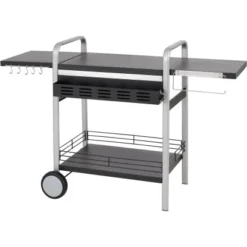 Tepro BBQ Tisch Schwarz-Silber 150,5 X 97,5 X 59,5 Cm (BxHxT)
