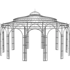 Eleo Pavillon Toskana 340 Cm X Ø 550 Cm Pulverbeschichtet DB703