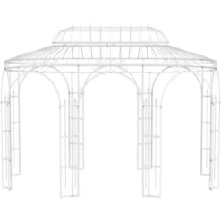 Eleo Pavillon Verona Pulverbeschichtet Weiß