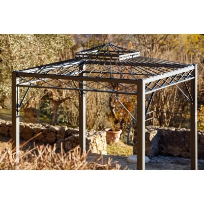 Eleo Pavillon Bolzano 269 Cm X 208 Cm X 208 Cm Pulverbeschichtet DB703 3 Eleo Pavillon Bolzano 269 Cm X 208 Cm X 208 Cm Pulverbeschichtet DB703 – Bild 3