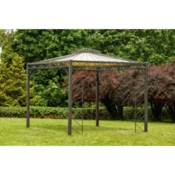 Eleo Pavillon Genua 269 Cm X 308 Cm X 308 Cm Pulverbeschichtet DB703 -Gartengeschäft 945333 4915 3