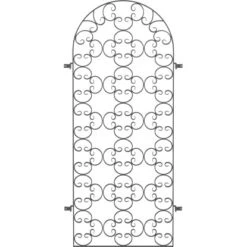 Eleo Rankgitter Rosa 190 Cm X 82 Cm Pulverbeschichtet DB703