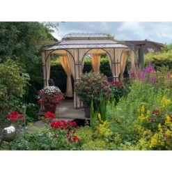 Eleo Vorhänge Polyester Ecru 2er-Set Für Pavillon 5 Eleo Vorhänge Polyester Ecru 2er-Set Für Pavillon -Gartengeschäft 945932 4915 3