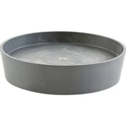 Ecopots Untersetzer Mit Rollen Amsterdam Ø 34 Cm Grau