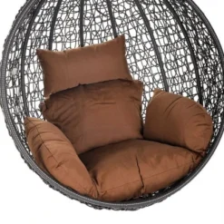 Home Deluxe Hängesessel-Korb Cielo Aus Polyrattan Grau 14 Home Deluxe Hängesessel-Korb Cielo Aus Polyrattan Grau -Gartengeschäft 966811 2972 06