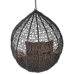 Home Deluxe Hängesessel-Korb Cielo Aus Polyrattan Grau 15 Home Deluxe Hängesessel-Korb Cielo Aus Polyrattan Grau -Gartengeschäft 966811 2972 07