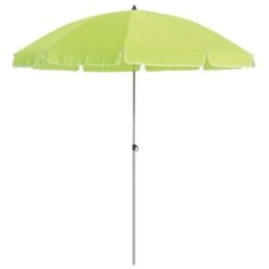 Balkonschirm Toluca Ø 200 Cm Hellgrün Mit Push-Up-Funktion