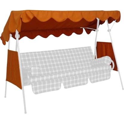Sonnendach Für Hollywoodschaukel 120 X 200 Cm Terracotta 1 Sonnendach Für Hollywoodschaukel 120 X 200 Cm Terracotta