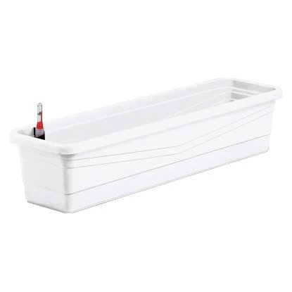 Ebertsankey Bewässerungs-Pflanzkasten Flora Premium 100 Cm Weiß 1 Ebertsankey Bewässerungs-Pflanzkasten Flora Premium 100 Cm Weiß