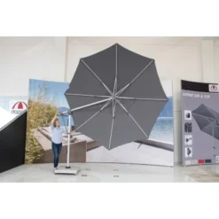 Doppler Marktschirm Expert Ø 350 Cm Hellgrau Mit Kurbelmechanik 23 Doppler Marktschirm Expert Ø 350 Cm Hellgrau Mit Kurbelmechanik -Gartengeschäft elschirm expert 350 grau 9