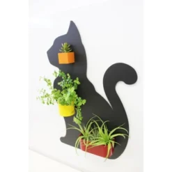 KalaMitica Metallplatte Katzen-Form 56 Cm X 38 Cm Anthrazit -Gartengeschäft itica anwendungsbeispiel 6 3