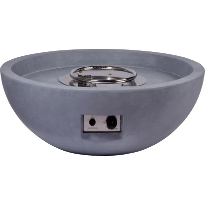 Dobar Outdoor-Feuerschale Mit Gasflamme Lunar Ø 90 Cm Grau 4 Dobar Outdoor-Feuerschale Mit Gasflamme Lunar Ø 90 Cm Grau – Bild 4