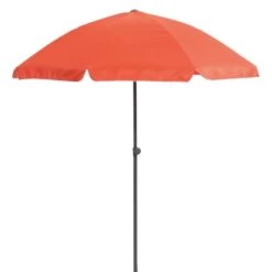 Balkonschirm Hernando Ø 200 Cm Terracotta Mit Push-Up-Funktion