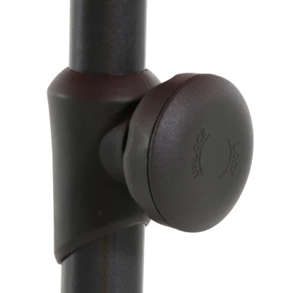 Balkonschirm Hernando Ø 200 Cm Anthrazit Mit Push-Up-Funktion 5 Balkonschirm Hernando Ø 200 Cm Anthrazit Mit Push-Up-Funktion – Bild 5