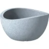 Scheurich Pflanzschale Wave Globe Bowl Ø 40 Cm Weiß Granit