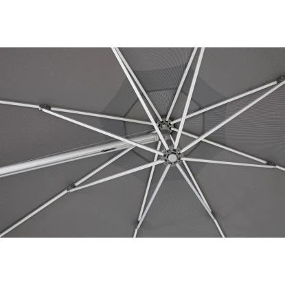 Doppler Marktschirm Expert Ø 350 Cm Hellgrau Mit Kurbelmechanik 10 Doppler Marktschirm Expert Ø 350 Cm Hellgrau Mit Kurbelmechanik – Bild 10
