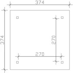 Skan Holz Holz-Pavillon Cannes 1 Eiche Hell Lasiert 294 Cm X 294 Cm 7 Skan Holz Holz-Pavillon Cannes 1 Eiche Hell Lasiert 294 Cm X 294 Cm -Gartengeschäft pavillon bild3 3717540131