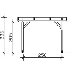 Skan Holz Holz-Pavillon Marseille Weiß Lasiert 274 Cm X 304 Cm -Gartengeschäft pavillon bild5 3712731126
